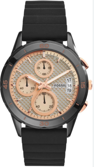 Klockarmband Fossil ES3984 Silikon Svart 20mm